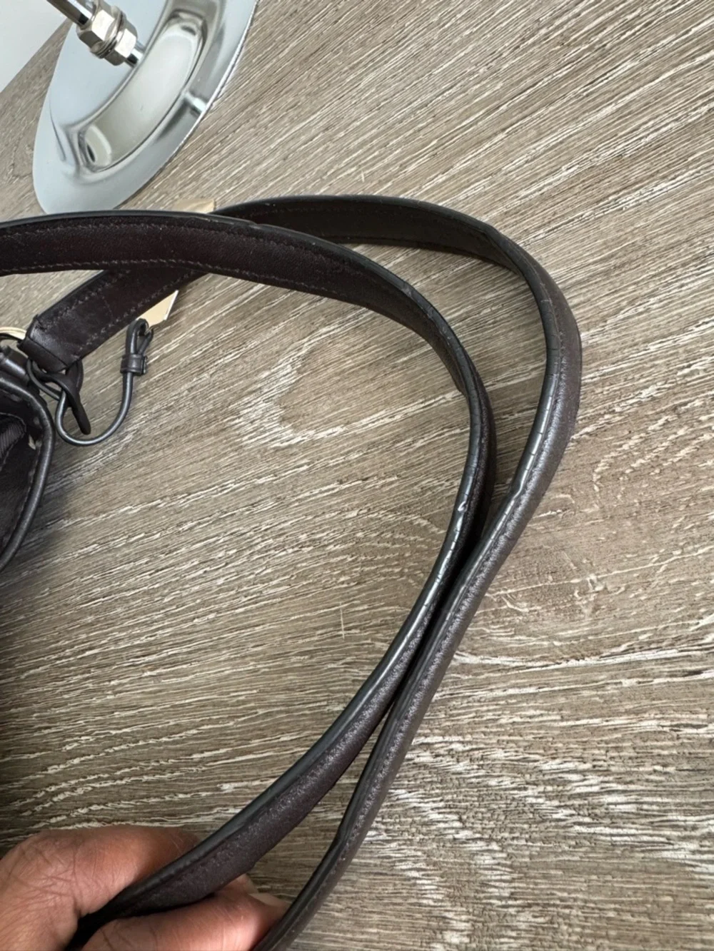 Coach Brown Signature Canvas Shoulder Bag with Dark Brown Trim - Picture 16 of 16